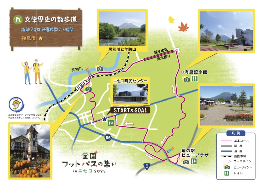 ④ ニセコフットパス 文学と歴史の散歩道コース【前編】